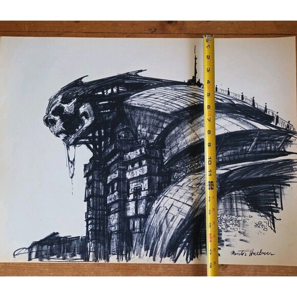 Mentor Huebner Francis Ford Coppola's Dracula's Castle Variant Conceptual Art - Picture 4 of 5